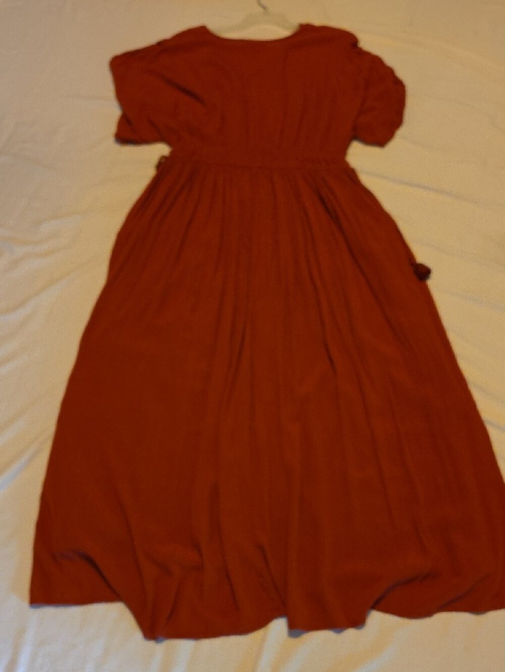 Knox Rose Red Textured Maxi Dress - Picture 5 of 7